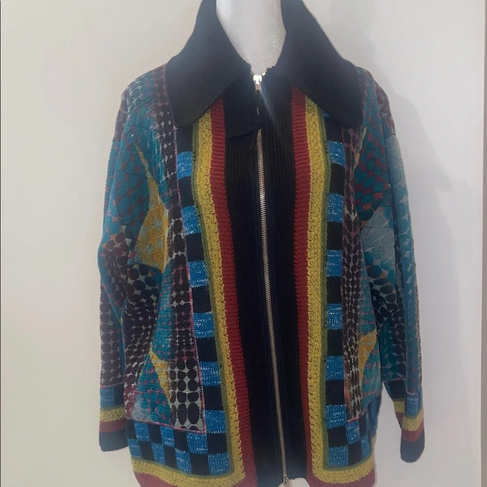 Jean Paul Gaultier Multicolor Patterned Cardigan vintage - Picture 5 of 8